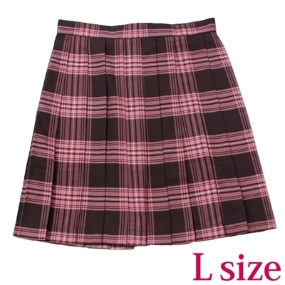 �|�P�b�g�t���̃`�F�b�N���v���[�c�X�J�[�g�P�i�@�s���N�~�u���E���@�k�T�C�Y�i�R�X�`���[���j